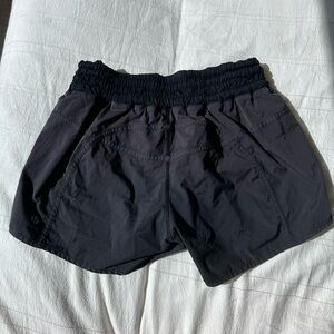Lulu running shorts in black